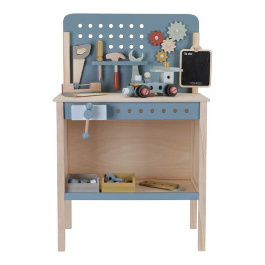 Werkbank  Holz blau | Little Dutch