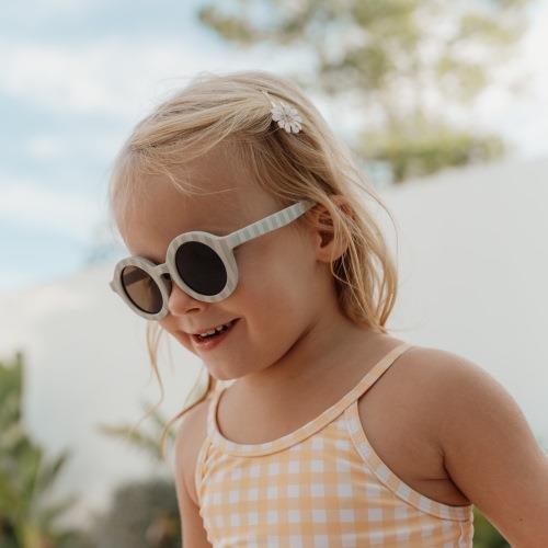 Kindersonnenbrille rund Fresh Greens - Little Dutch