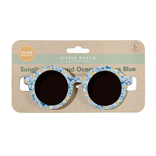 Kindersonnenbrille rund Ocean Dreams Blue - Little Dutch