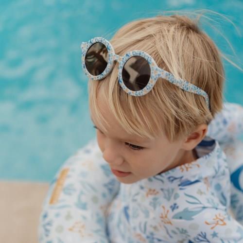 Kindersonnenbrille rund Ocean Dreams Blue - Little Dutch