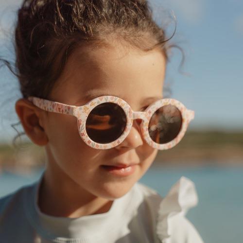 Kindersonnenbrille rund Ocean Dreams Pink - Little Dutch