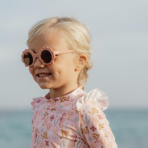 Kindersonnenbrille Shell Old Pink - Little Dutch