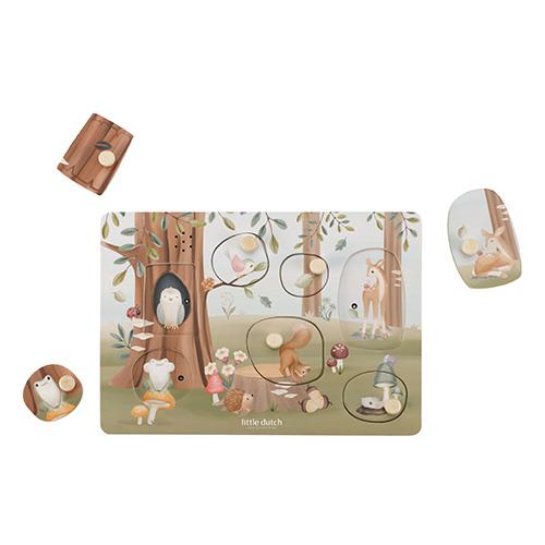 Sound-Greif-Puzzle Holz - Forest Friends