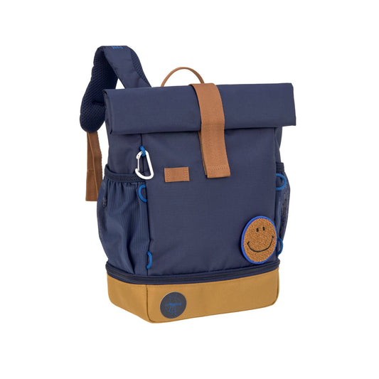 Kindergartenrucksack Rolltop - Little Gang, Dunkelblau