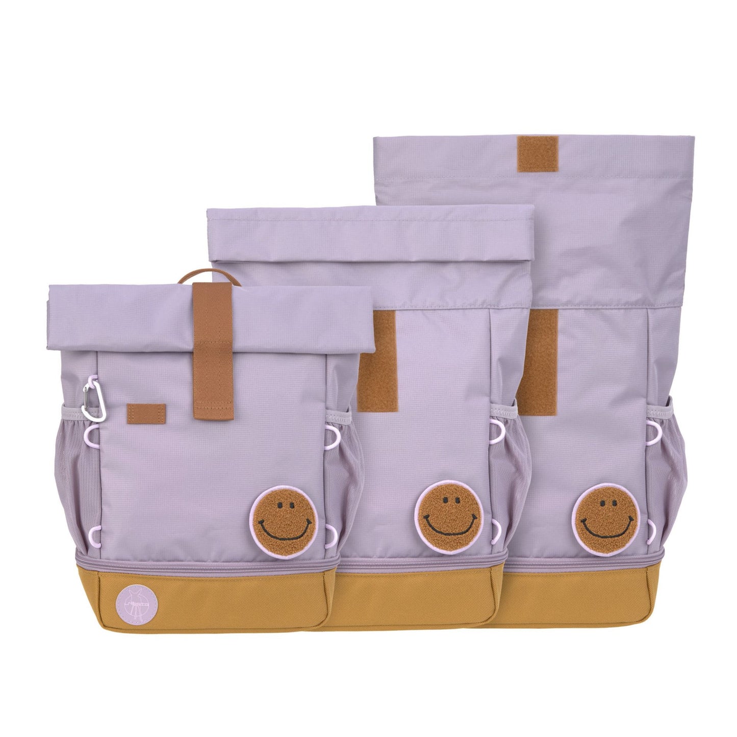 Kindergartenrucksack Rolltop - Little Gang, Lila