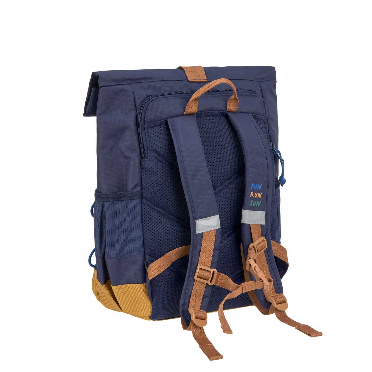 Kinderrucksack Rolltop - Little Gang, Dunkelblau