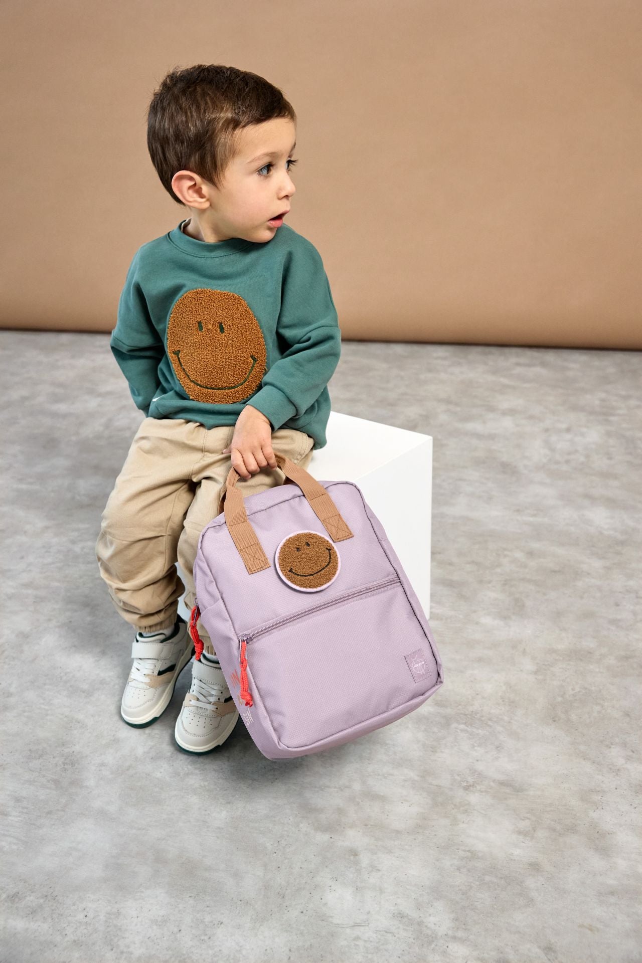 Kindergartenrucksack Square - Little Gang, Lila