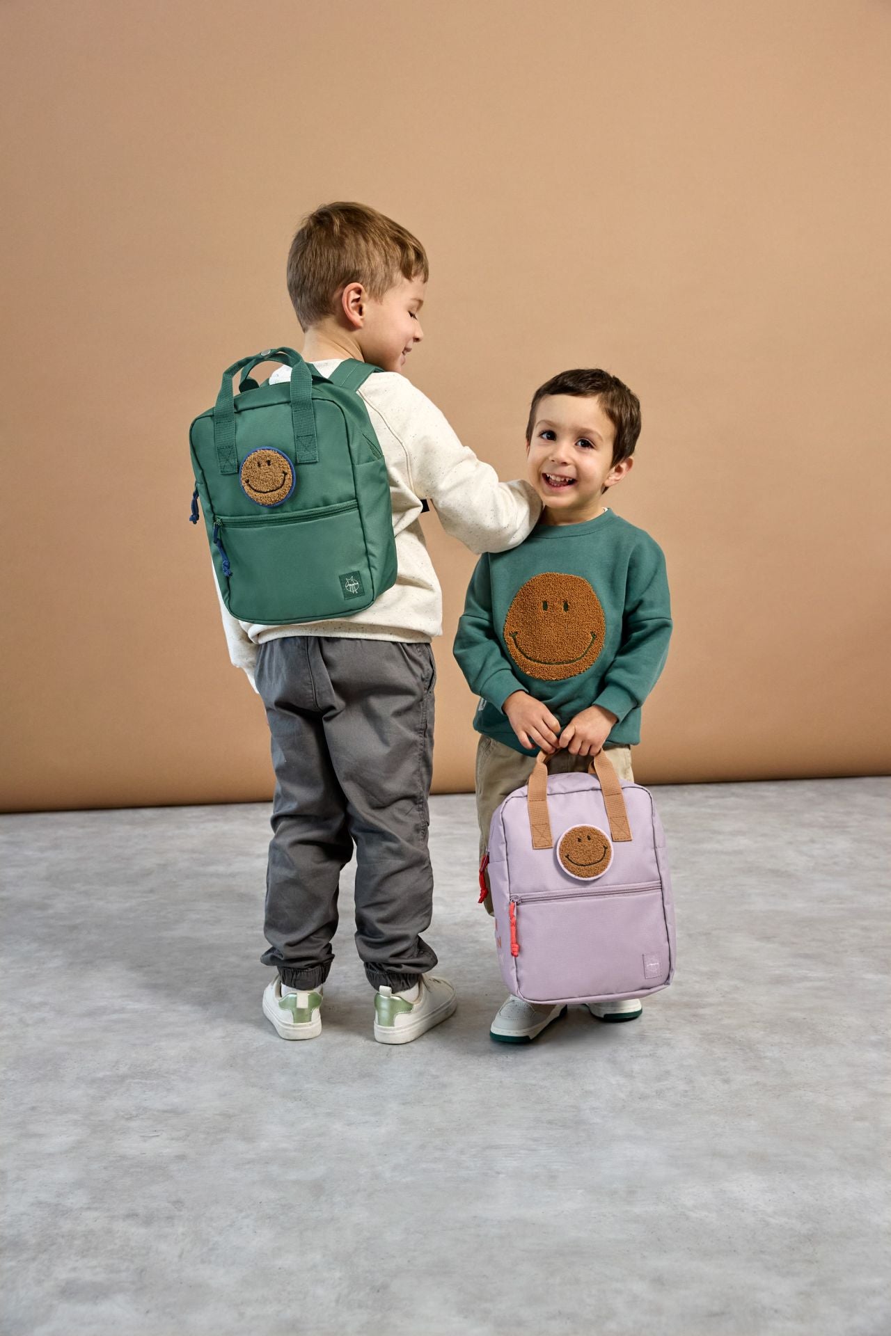 Kindergartenrucksack Square - Little Gang, Lila