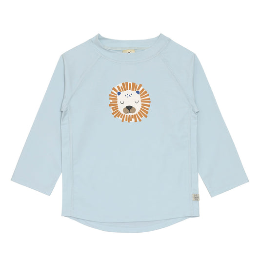 UV Shirt Kinder Langarm - Löwe, Hellblau