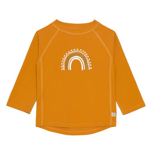 UV Shirt Kinder Langarm - Regenbogen, Goldgelb