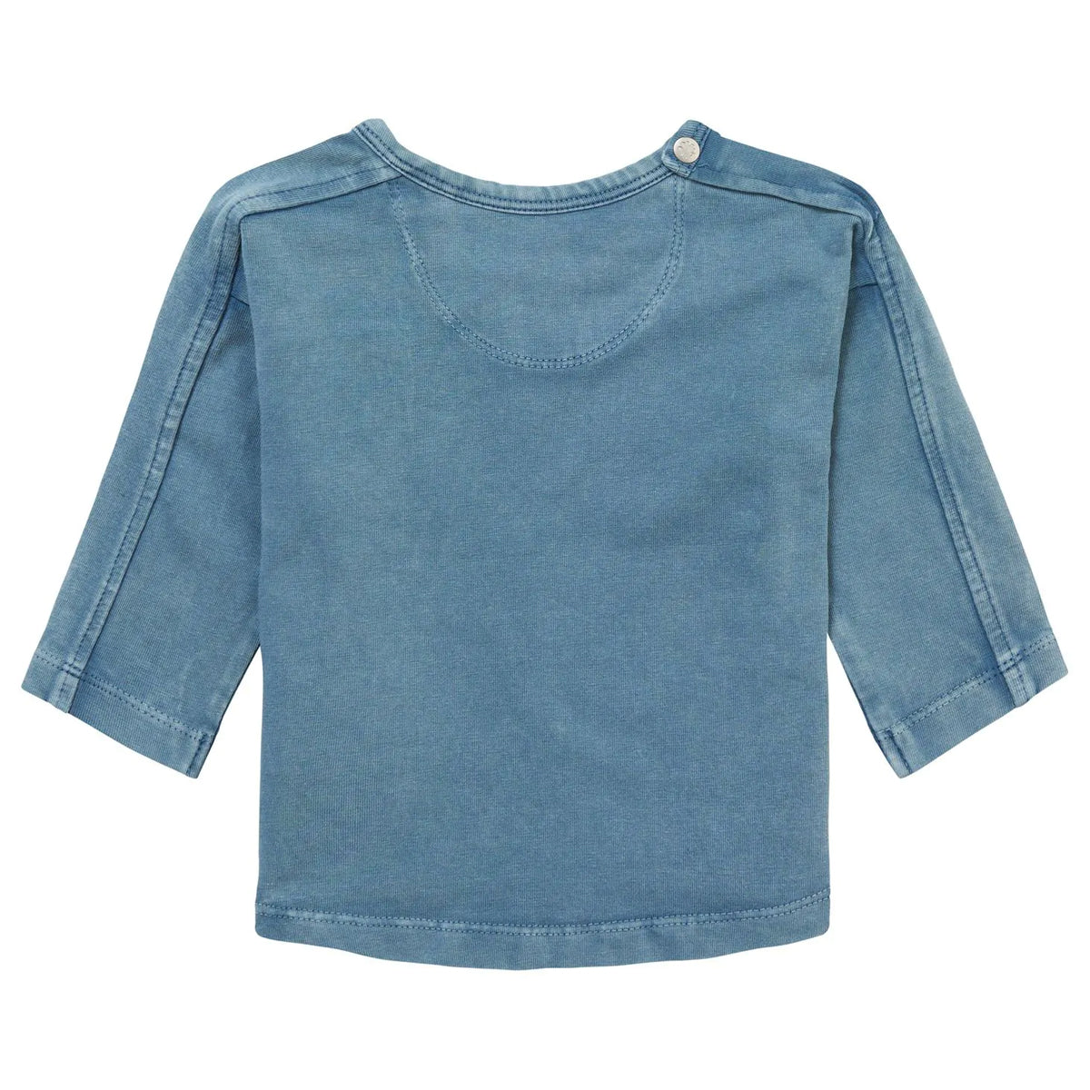 Langarmshirt Mabank - Aegean Blue