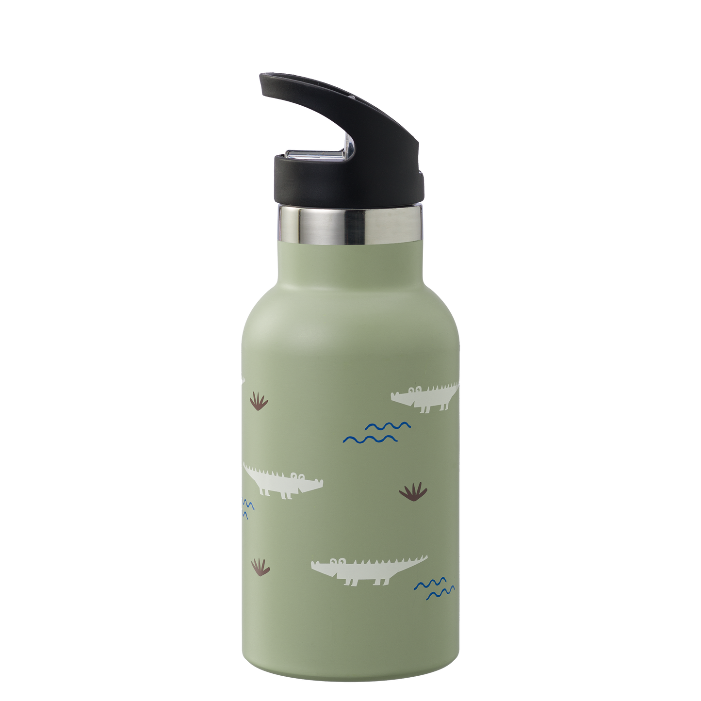 Fresk Thermos Flasche 350 ml Krikodil grün