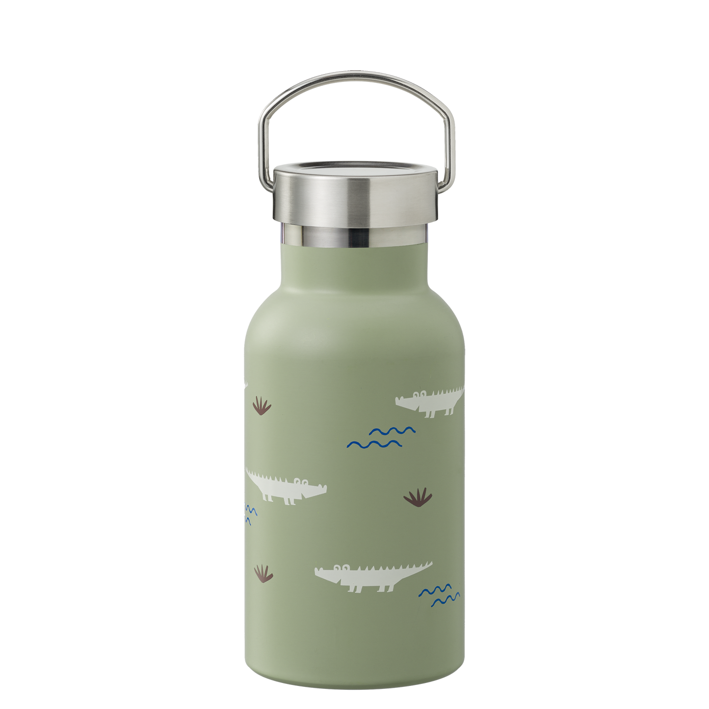 Fresk Thermos Flasche 350 ml Krikodil grün