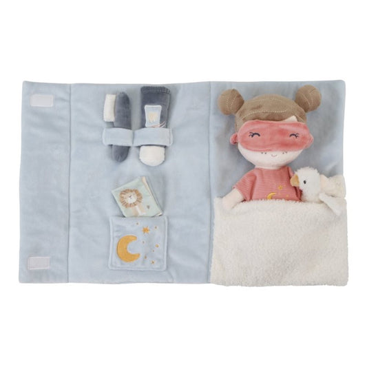 Rosa Puppe Sleepover Spielset