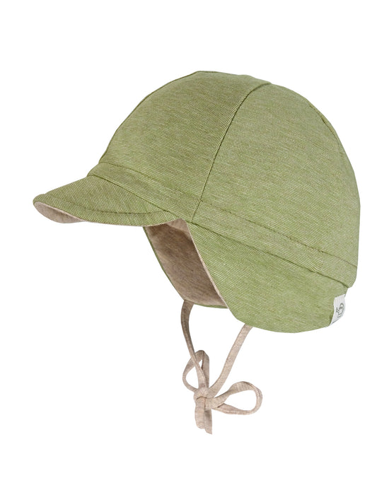 GOTS BABY BOY-Cap, Ohrenschutz