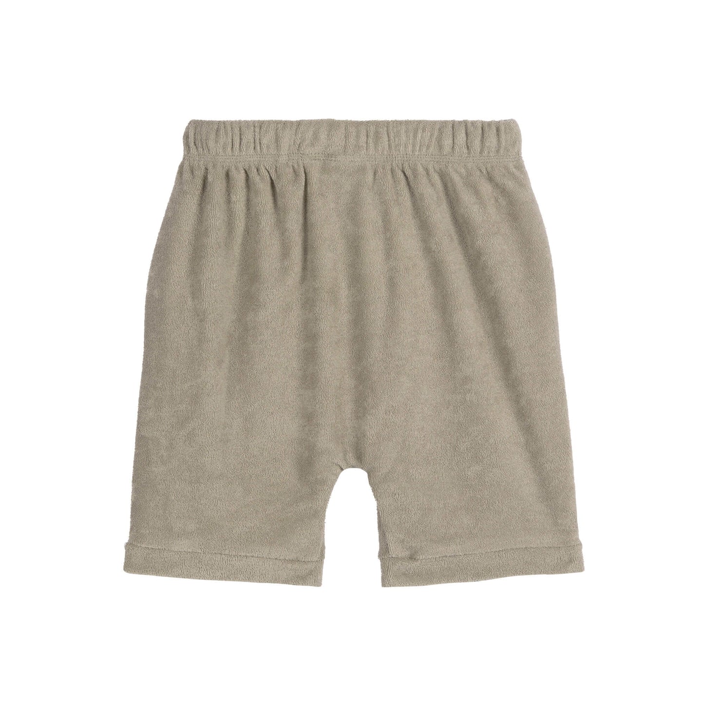 Frottee Shorts Kinder - Oliv