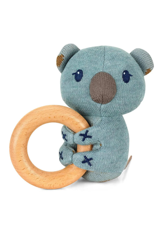 Greifling Koala Kalla in Blau melange, 13 cm